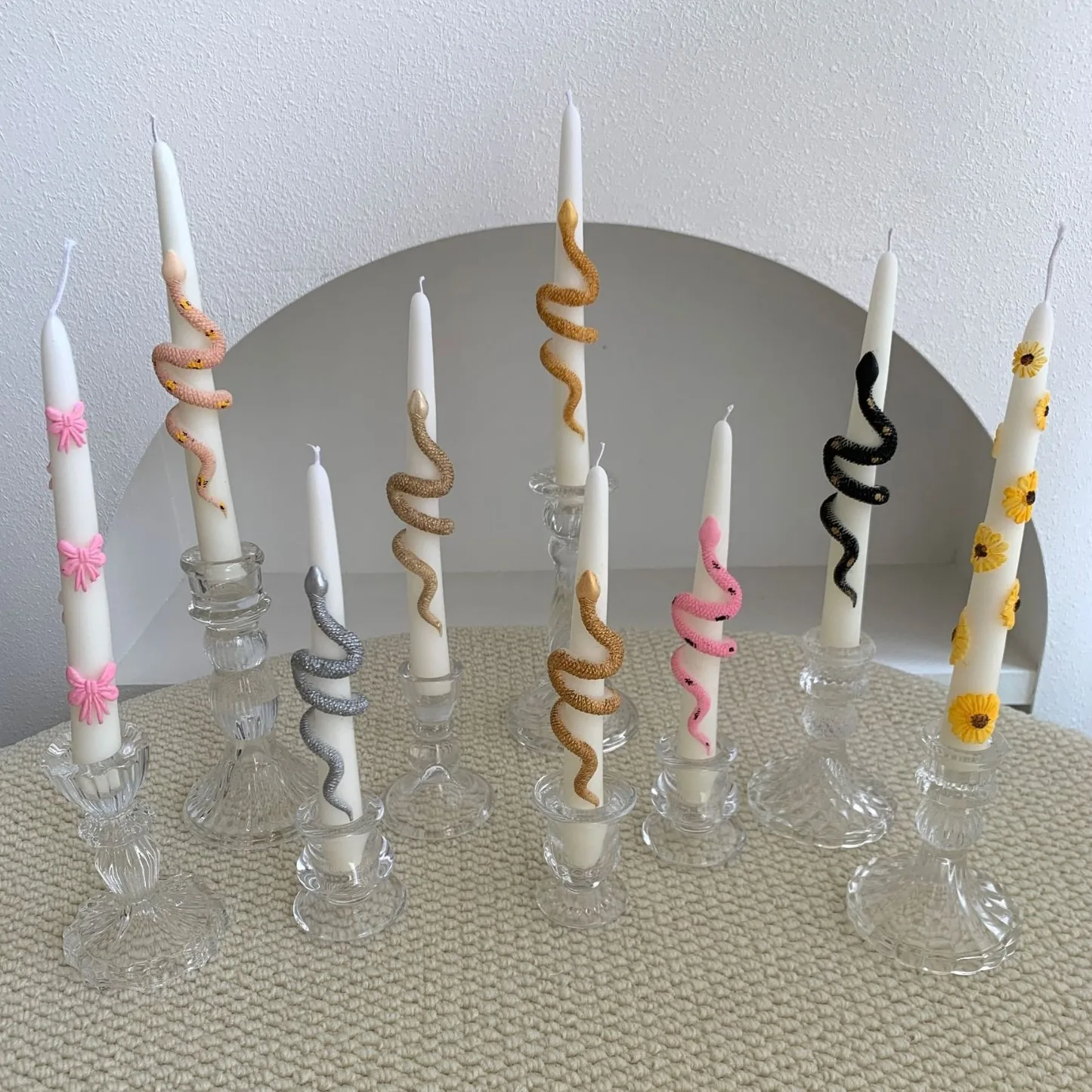 شمعة يدوية الصنع بطول 20 سم/7. - مراجعة Beeswax Taper Candle وسعره